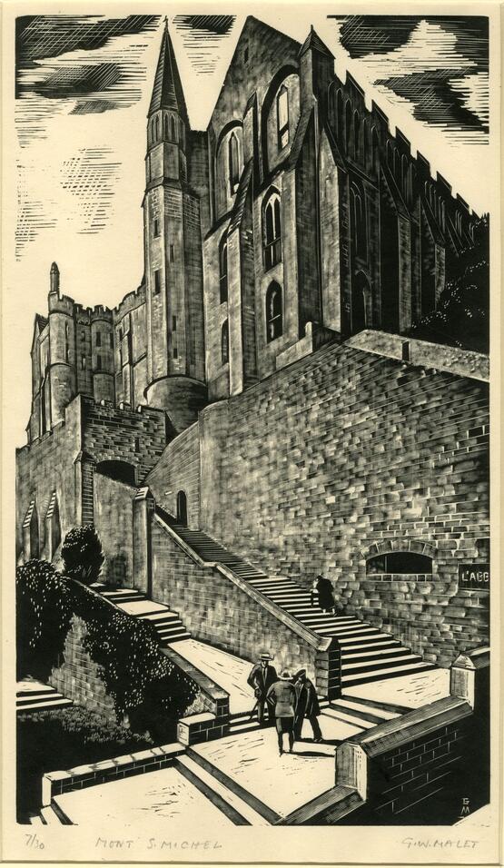 Mont St Michel (circa 1931)