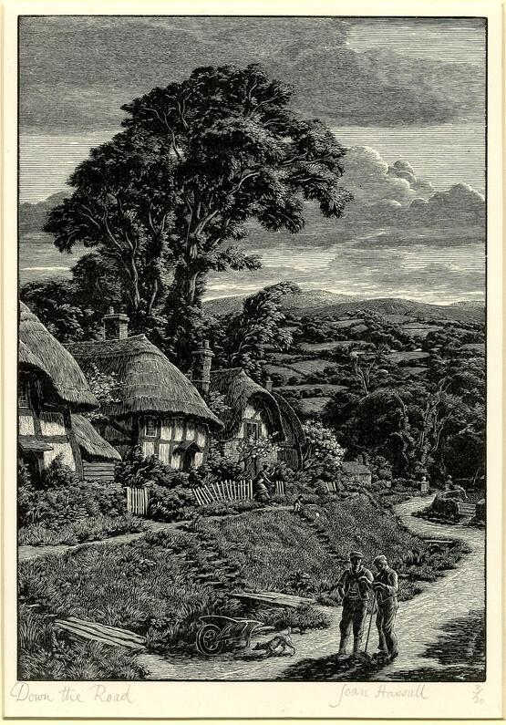 Down the road (Illustration to F. B. Young's 'Portrait of a village', London: 1937) (1937)