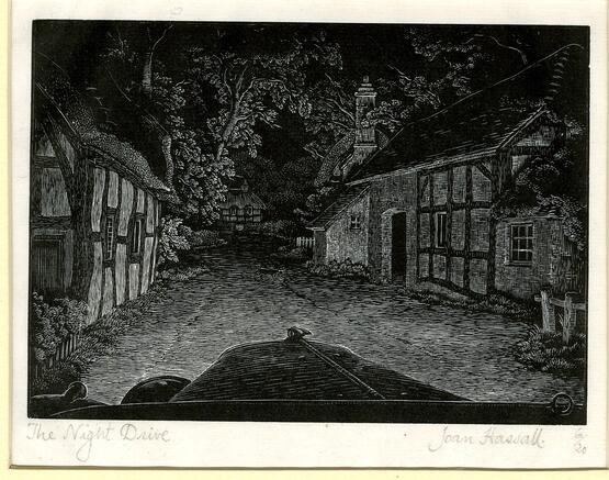 The night drive (Illustration F. B. Young's 'Portrait of a village', London: 1937) (1937)
