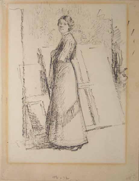 Portrait of Mrs Charles Rutherston (Essil Emslie) (1911)