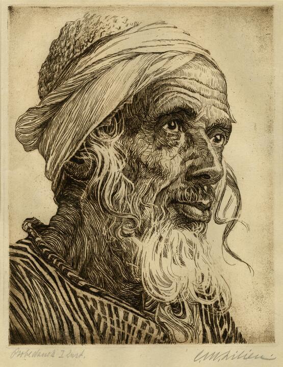Head of a Jewish man (circa 1915)
