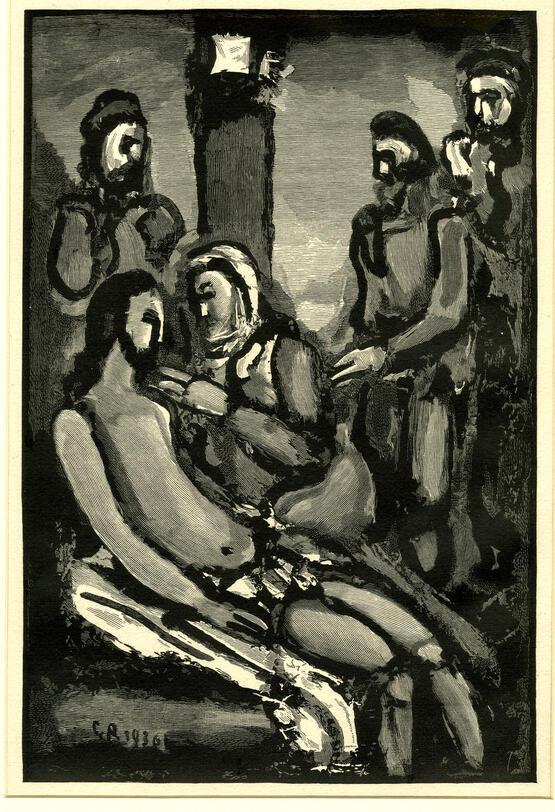 L'homme a la myrrhe (Illustration by Georges Rouault to André Suarès’ Passion, Ambroise Vollard, Paris,1939) (1936)