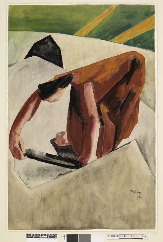 Woman bending (1921)