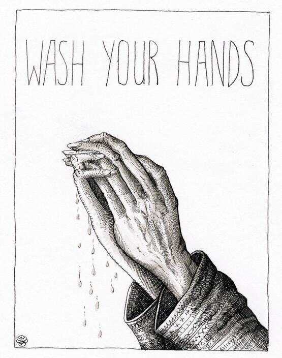 Wash your hands (Pandemic Diary series, no. 37) (2020)