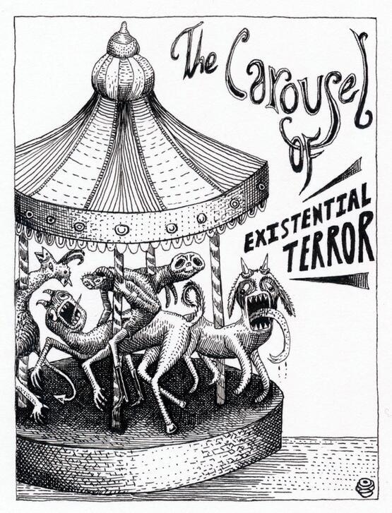 The carousel of existential terror (Pandemic Diary series, no. 42) (2020)