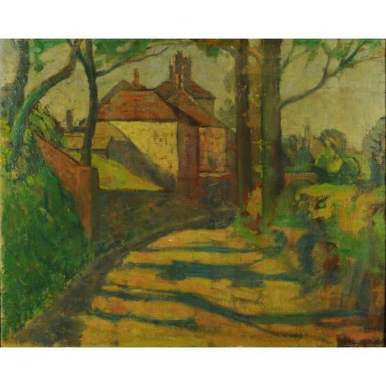 Landscape: Stables, Walton on the Hill (1915)
