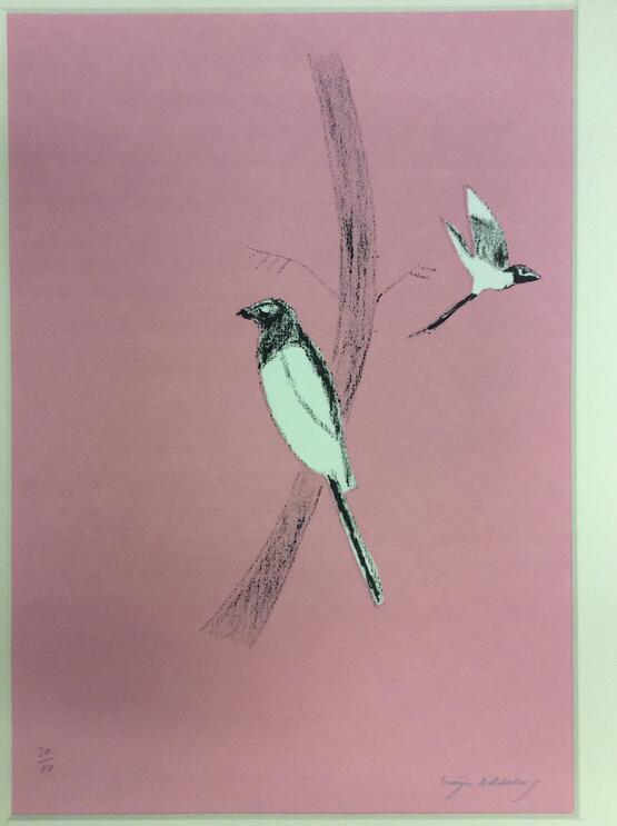 Magpies (from Nine London Birds - Byam Shaw School of Art Portfolio) (1994)