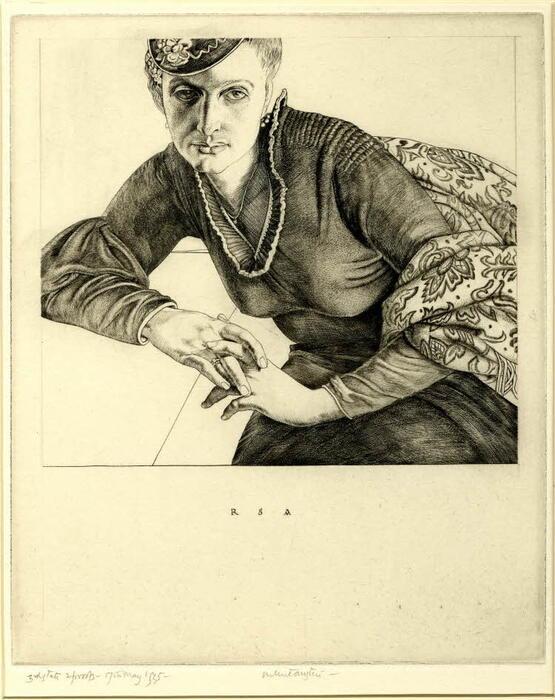 Portrait of Noël Edwards (third state) (1935)