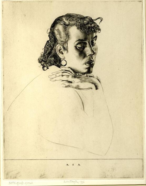 Study of a girl's head (1936)