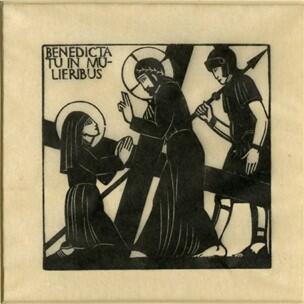 Jesus meets his mother (Stations of the Cross Series) (1917)