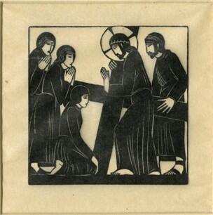 Jesus speaks to the women of Jerusalem (Stations of the Cross Series) (1917)