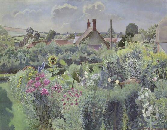 Cottage Garden at Compton Abbas (1939)