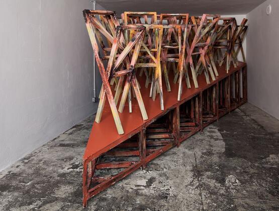 RIG: untitled; stage chairs (2011)