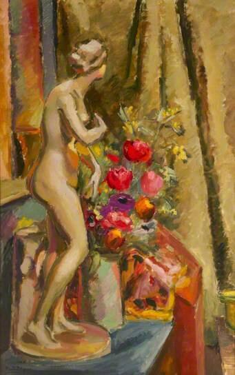Statue and Flowers (1930)