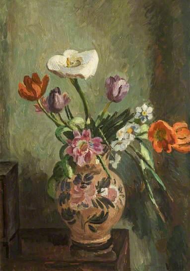 Arum and Tulips (circa 1935)