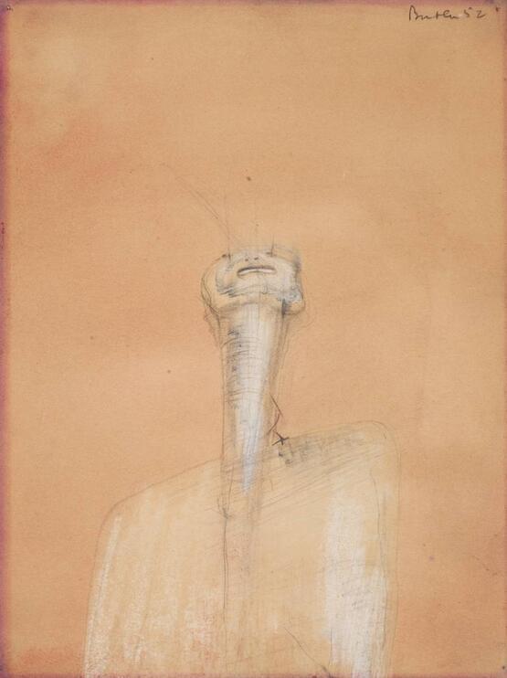 Study for Head of Watcher No. 2  (The Unknown Political Prisoner monument) (1951-52)