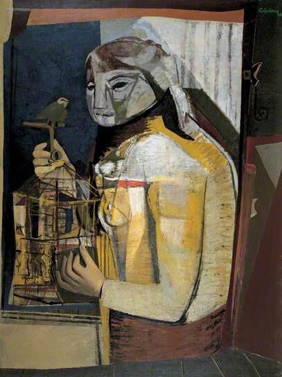 Woman with a Birdcage (1946)