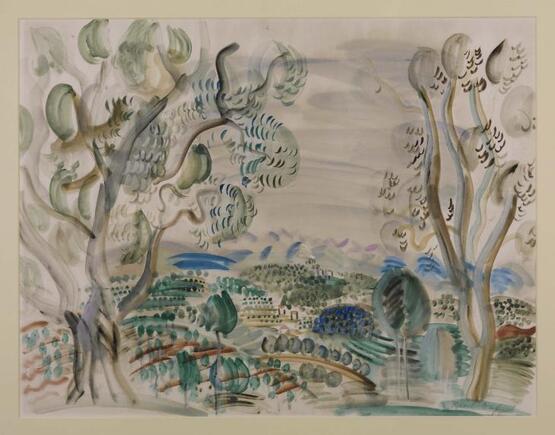 Olive Trees by the Golfe Juan (Oliviers au Golfe Juan) (1927)