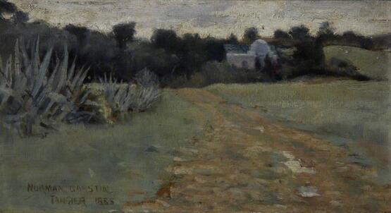Saint's House and Field, Tangier (1885)