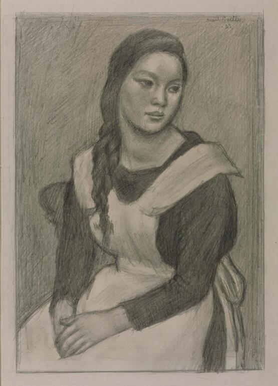 Sketch for ‘The Servant Girl’ (1923)