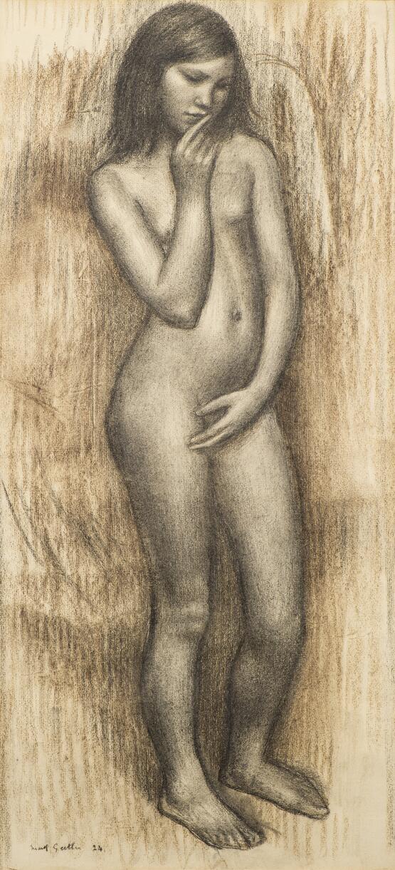 Study of a Young Girl Standing (1924)