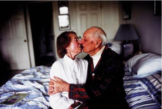 My parents kissing on their Bed, Salem, Massachussetts (2004)
