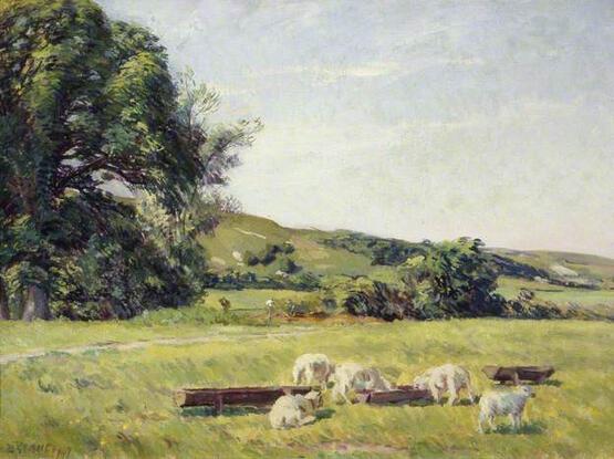 Landscape near Firle, Sussex (1947)