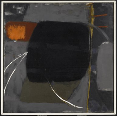 Black, Orange and Grey Composition (1957)