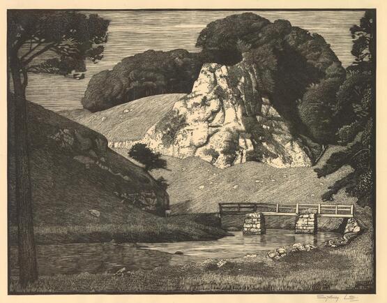 The Limestone Rock, Dovedale (1904-05)
