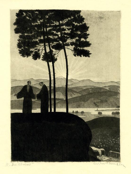 Der Abschied (Illustration to Gustav Mahler's Lied von der Erde) (circa 1926)