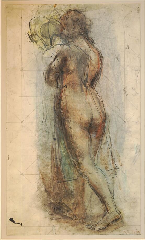 Study of a nude for decoration of the New County Hall, London (1923)