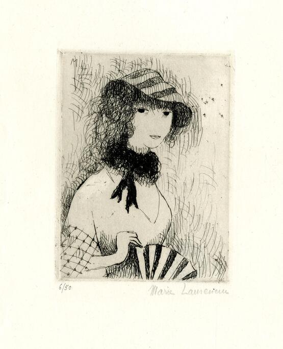 Jeune fille à l'éventail (1923)