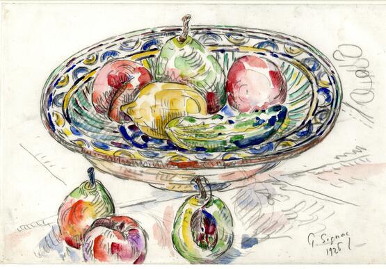 Still life with bowl of fruit (1926)