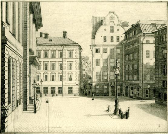 The Market-place (Stortoget, Sweden) (1921)