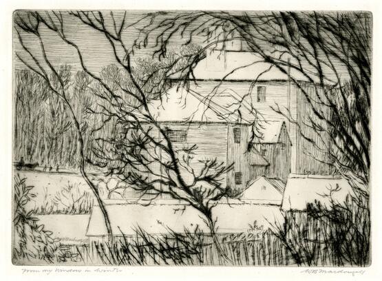 From my window in winter (circa 1929)