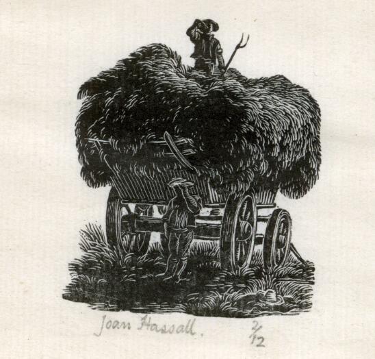 Tail-piece: hay-cart (Illustration to F. B. Young's 'Portrait of a Village', London: 1937) (1937)