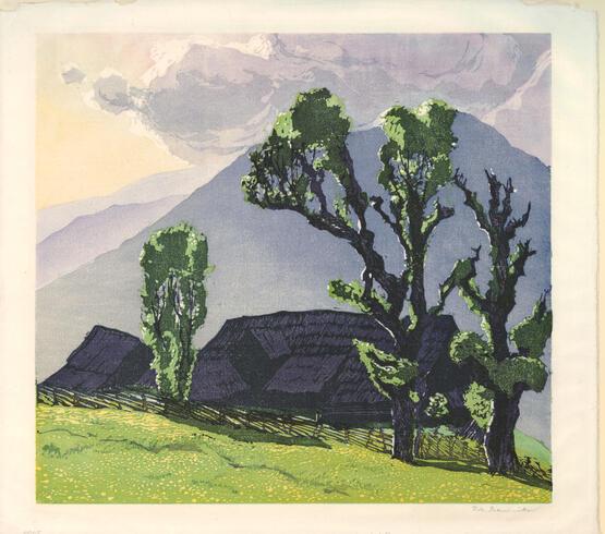 A mountain farm (circa 1943)