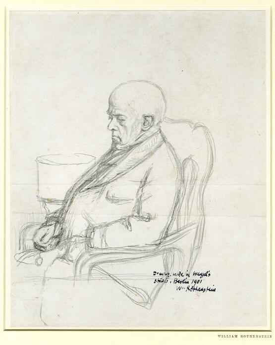 Portrait of Adolf Menzel (1815-1905) (1901)