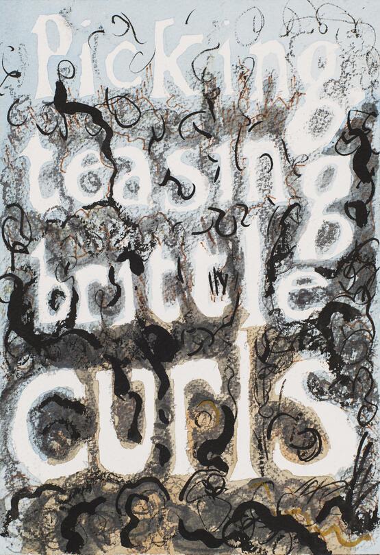 Picking teasing brittle curls (2017)
