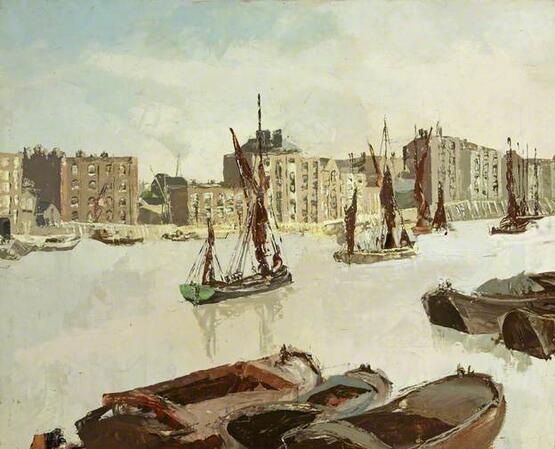 The Thames at Wapping (before 1931)