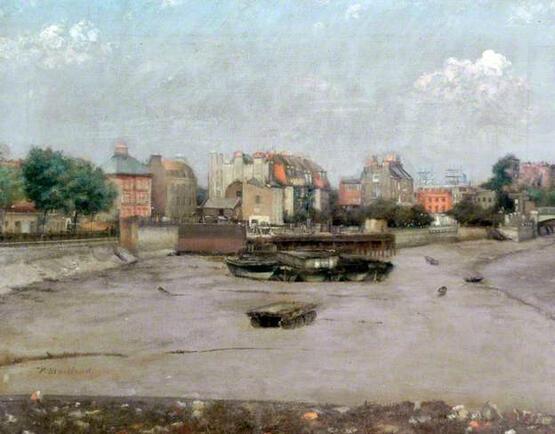 Chelsea Embankment from the River (circa 1906)