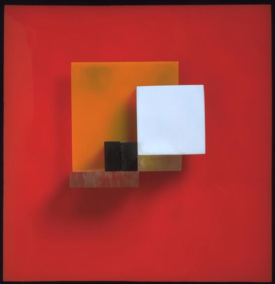 Perspex Group on Red (C) (1967)