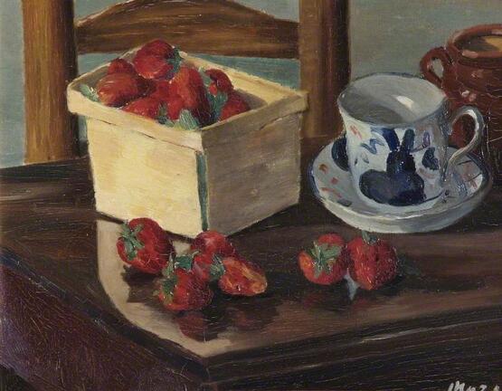 Strawberries and Still Life (before 1953)