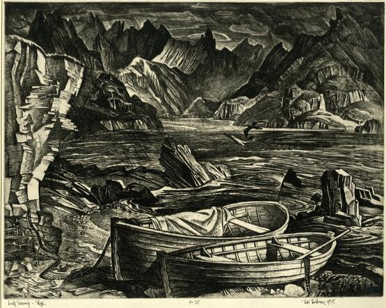 Loch Scavaig (Soay), Skye (1935)