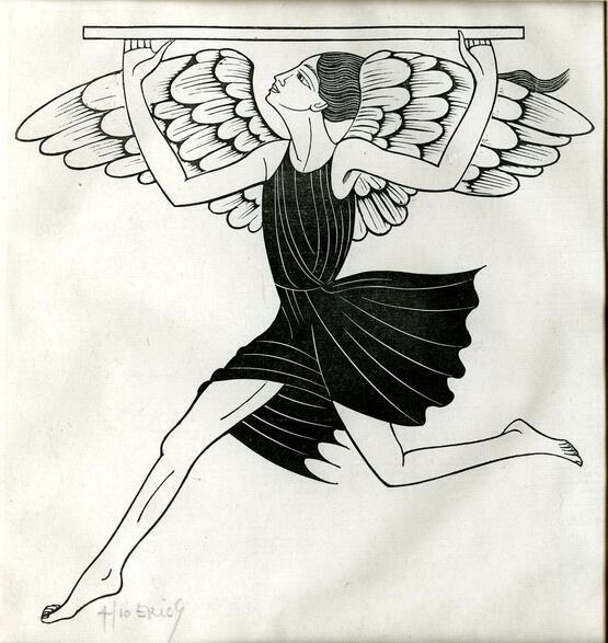 The Angel of Saint Matthew (Illustration for The Four Gospels, Golden Cockerel Press) (1931)