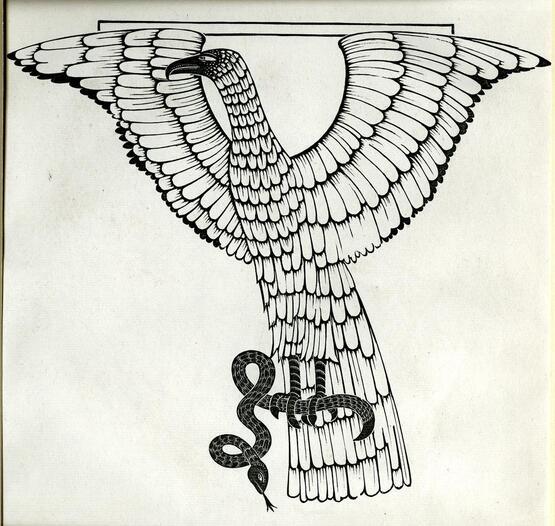 The Eagle of Saint John (Illustration for The Four Gospels, Golden Cockerel Press) (1931)