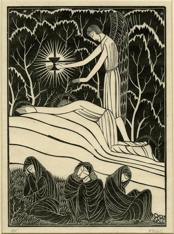 The Agony in the Garden (Illustration for Passio Domini Nostri Jesu Christi) (1926)