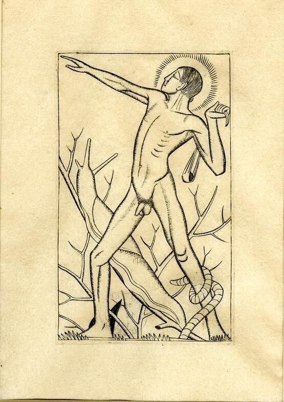 David (Illustration for Id Quod Visum Placet, frontispiece) (1926)