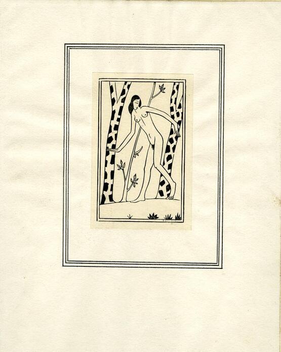 New England Woods (Illustration for Ananda K Coomaraswamy's Three Poems) (1920)