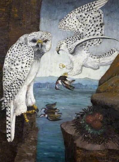 Birds (Greenland Falcon) (1928)